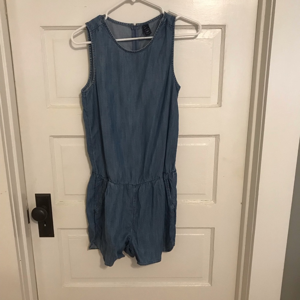 Gap denim romper. Worn once.